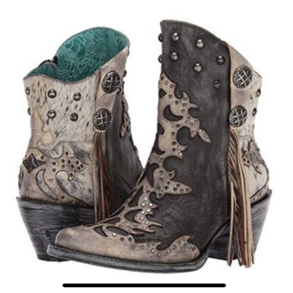 Women's Western Booties Corral Z0092. Sz9